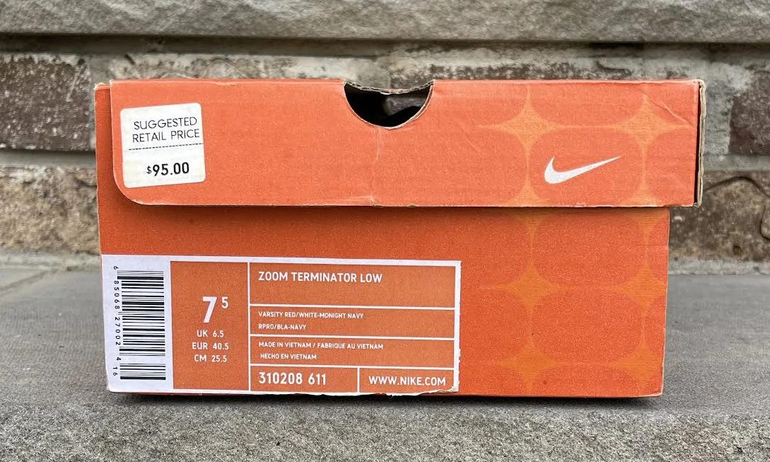 Nike Zoom Terminator Low Varsity Red / Navy (Size 7.5) DS 